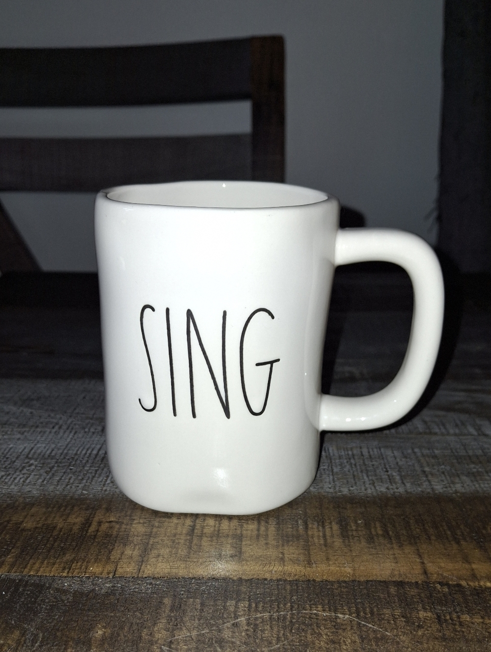 Rae Dunn SING Ceramic Mug